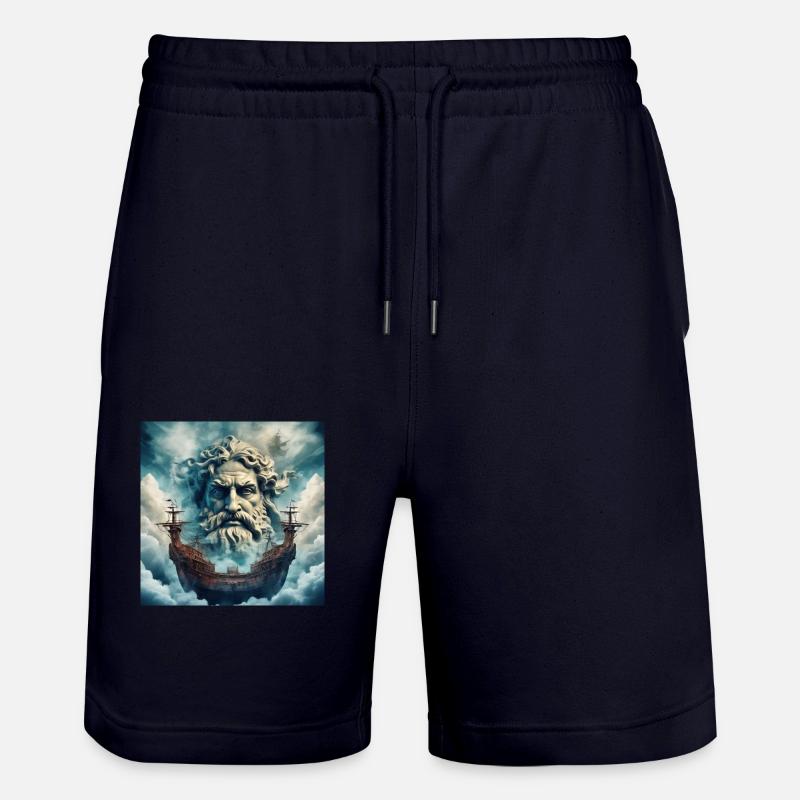 Poseidone - Pantaloncini da jogger ecologici unisex Trainer di Stanley/Stella - navy scuro