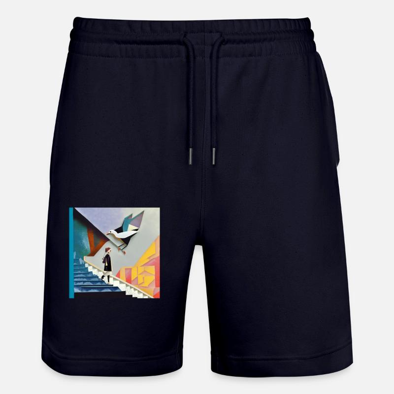 De passage - Short de jogging bio TRAINER Stanley/Stella unisexe - marine foncé