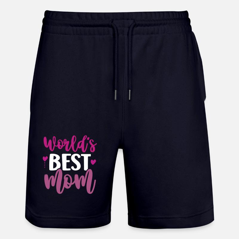 Die beste Mutter der Welt - Stanley/Stella Unisex Bio Joggingshorts Trainer  - Dark navy