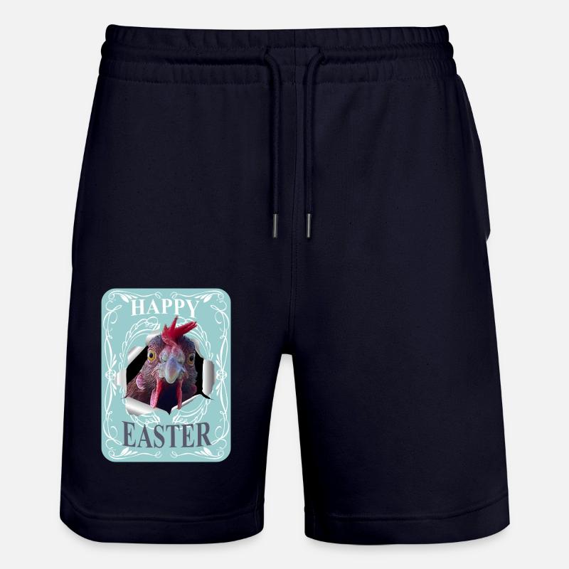 Joyeuses Pâques - Short de jogging bio TRAINER Stanley/Stella unisexe - marine foncé