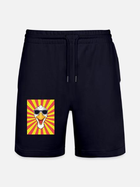 Goose - Stanley/Stella Trainer Unisex Organic Jogging Shorts - dark navy