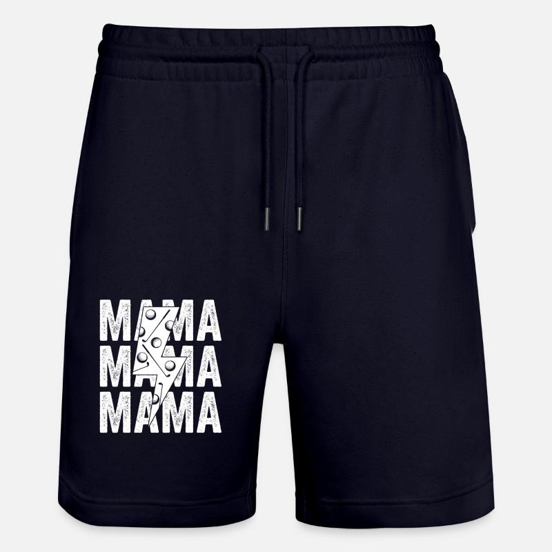 Golfer Mom Mom Golf - Stanley/Stella Trainer Unisex Organic Jogging Shorts - dark navy