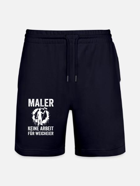 Master Painter Journeyman Painter - Stanley/Stella Trainer Unisex Organic Jogging Shorts - dark navy