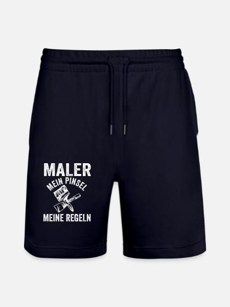 Master Painter Journeyman Painter - Stanley/Stella Trainer Unisex Organic Jogging Shorts - dark navy