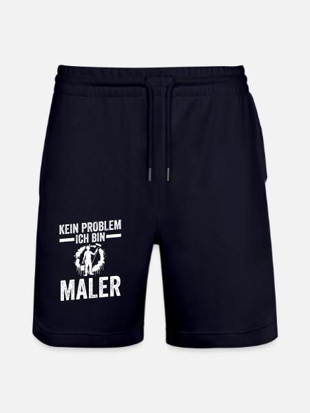 Master Painter Journeyman Painter - Stanley/Stella Trainer Unisex Organic Jogging Shorts - dark navy