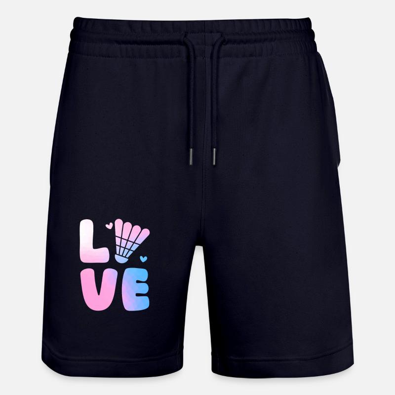 Federball Badminton - Short de jogging bio TRAINER Stanley/Stella unisexe - marine foncé