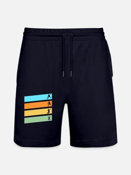 Federball Badminton - Stanley/Stella Trainer Unisex Organic Jogging Shorts - dark navy