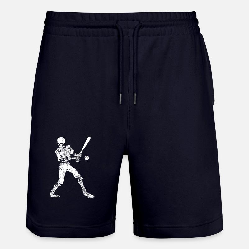 Joueur de baseball Baseball - Short de jogging bio TRAINER Stanley/Stella unisexe - marine foncé