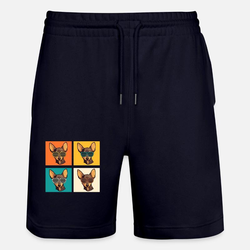 Chien Chihuahua - Short de jogging bio TRAINER Stanley/Stella unisexe - marine foncé