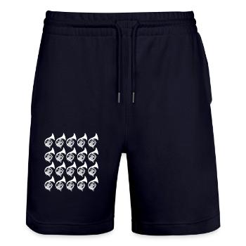 Hornist Waldhorn - Stanley/Stella Unisex Bio Joggingshorts Trainer  - Dark navy - Vorne - Nik (191cm) & Marisol (170cm)