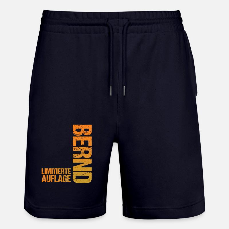 Bernd - Stanley/Stella Unisex Bio Joggingshorts Trainer  - Dark navy