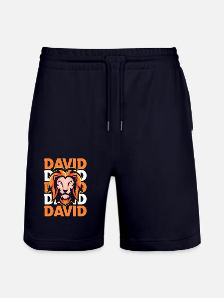 Leo David - Stanley/Stella Trainer Unisex Organic Jogging Shorts - dark navy