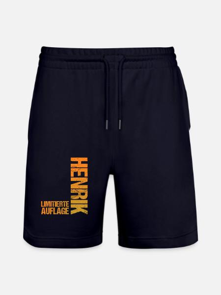 Henrik - Stanley/Stella Trainer Unisex Organic Jogging Shorts - dark navy