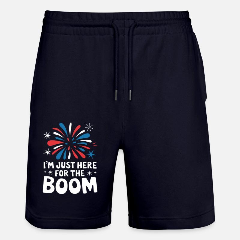 Pyrotechnie Feux d’artifice Pyrotechnie - Short de jogging bio TRAINER Stanley/Stella unisexe - marine foncé