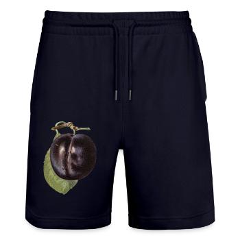 LA PRUNE 3 - Short de jogging bio TRAINER Stanley/Stella unisexe - marine foncé - Devant - Nik (191cm) & Marisol (170cm)
