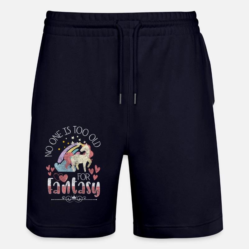 Fee Träume Tochter - Stanley/Stella Unisex Bio Joggingshorts Trainer  - Dark navy