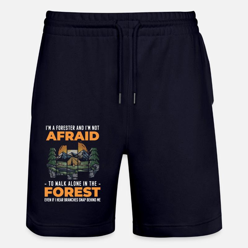 Wald Wild Jäger - Stanley/Stella Unisex Bio Joggingshorts Trainer  - Dark navy