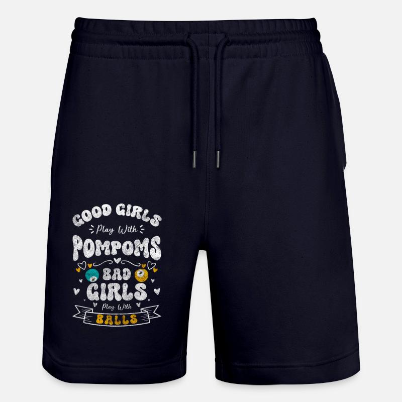 Billard, Balle, Billard Hobby - Short de jogging bio TRAINER Stanley/Stella unisexe - marine foncé