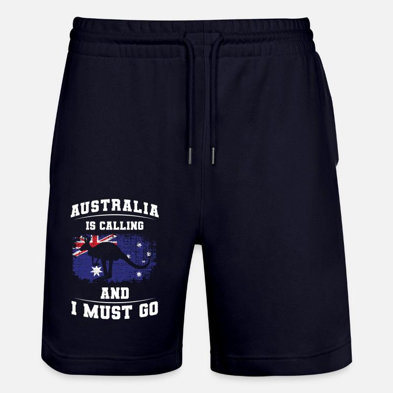 Outback Känguru Metropole - Stanley/Stella Unisex Bio Joggingshorts Trainer - Dark navy