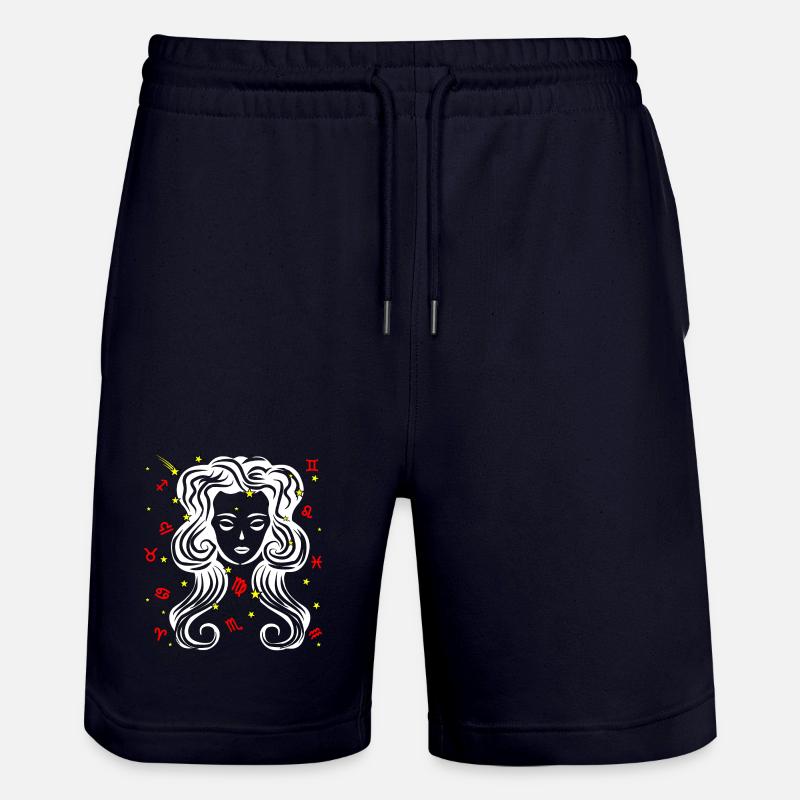 Couleur Vierge - Short de jogging bio TRAINER Stanley/Stella unisexe - marine foncé