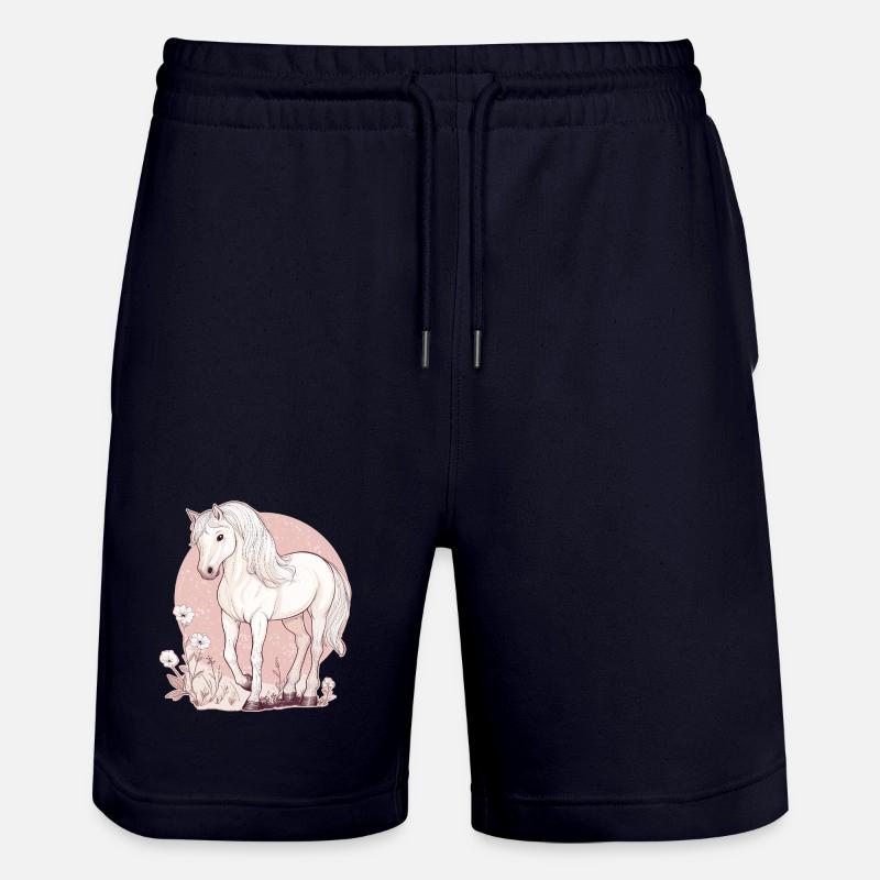 Pferd - Stanley/Stella Unisex Bio Joggingshorts Trainer  - Dark navy