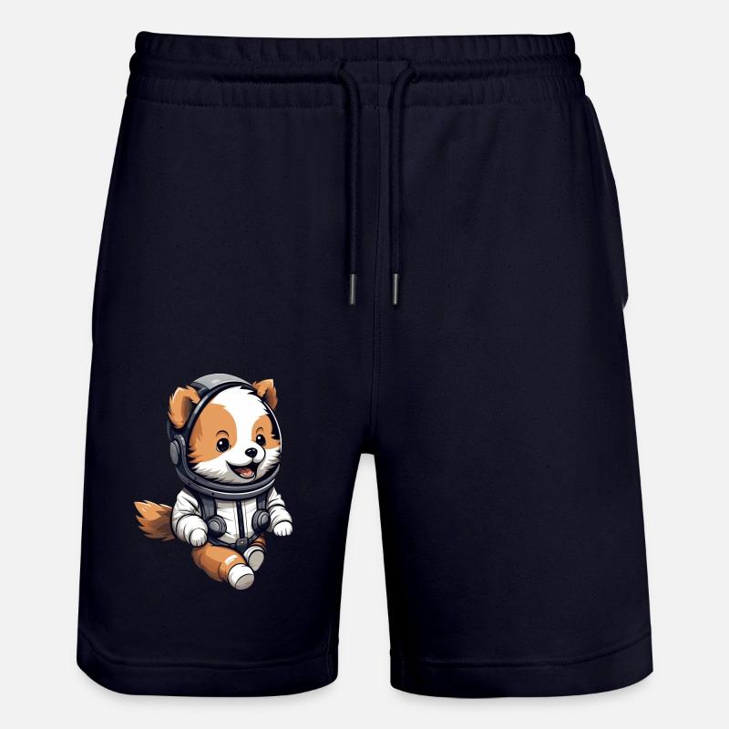 Chien de l’espace - Short de jogging bio TRAINER Stanley/Stella unisexe - marine foncé