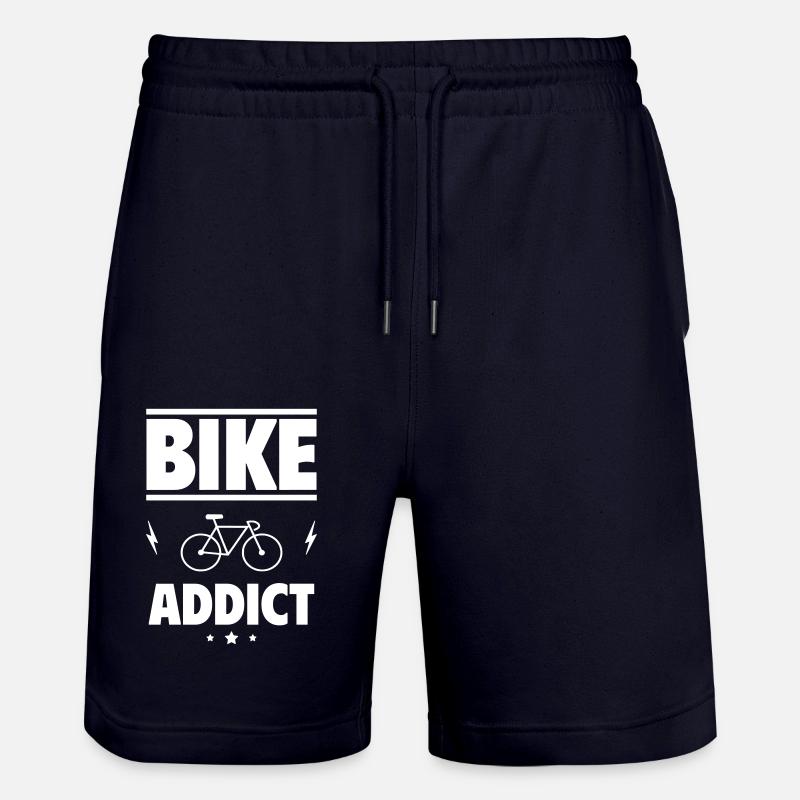 Accro du vélo,cyclisme - Short de jogging bio TRAINER Stanley/Stella unisexe - marine foncé