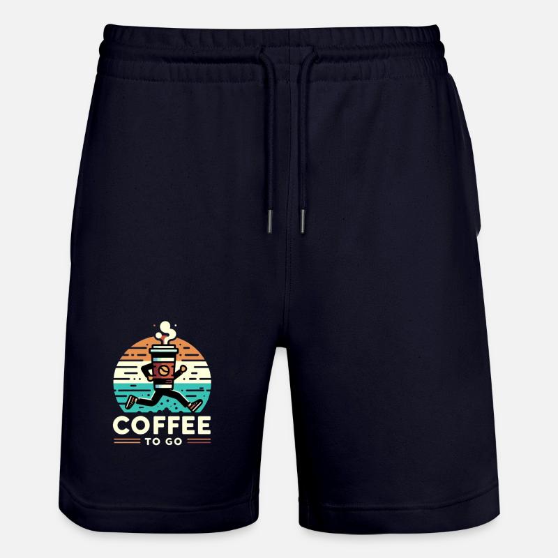 Café à emporter - Short de jogging bio TRAINER Stanley/Stella unisexe - marine foncé