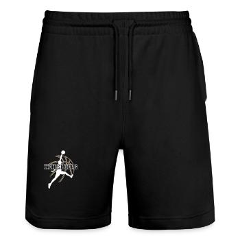 Heidelberg, my city! - Stanley/Stella Trainer Unisex Organic Jogging Shorts - black - Front - Nik (191cm) & Marisol (170cm)