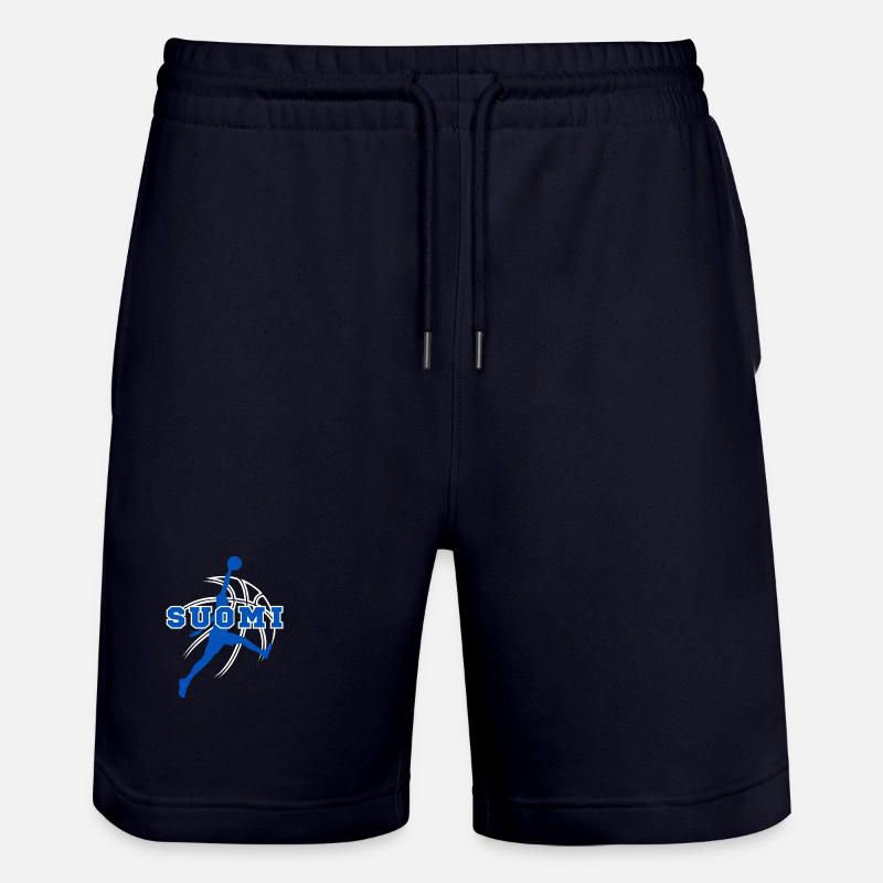 La Finlande, mon pays ! - Short de jogging bio TRAINER Stanley/Stella unisexe - marine foncé