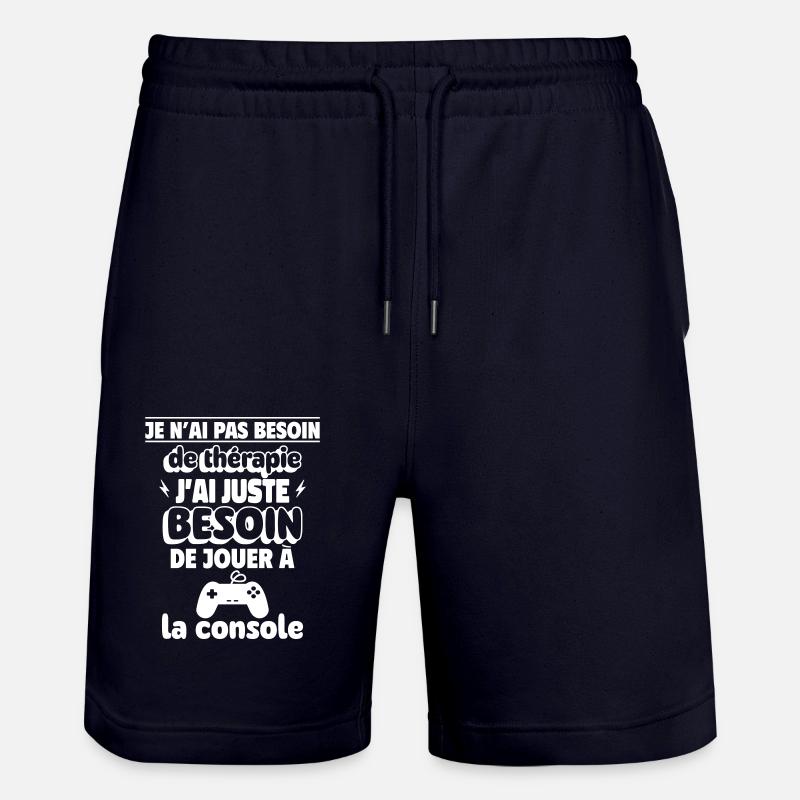 besoin de console - Short de jogging bio TRAINER Stanley/Stella unisexe - marine foncé