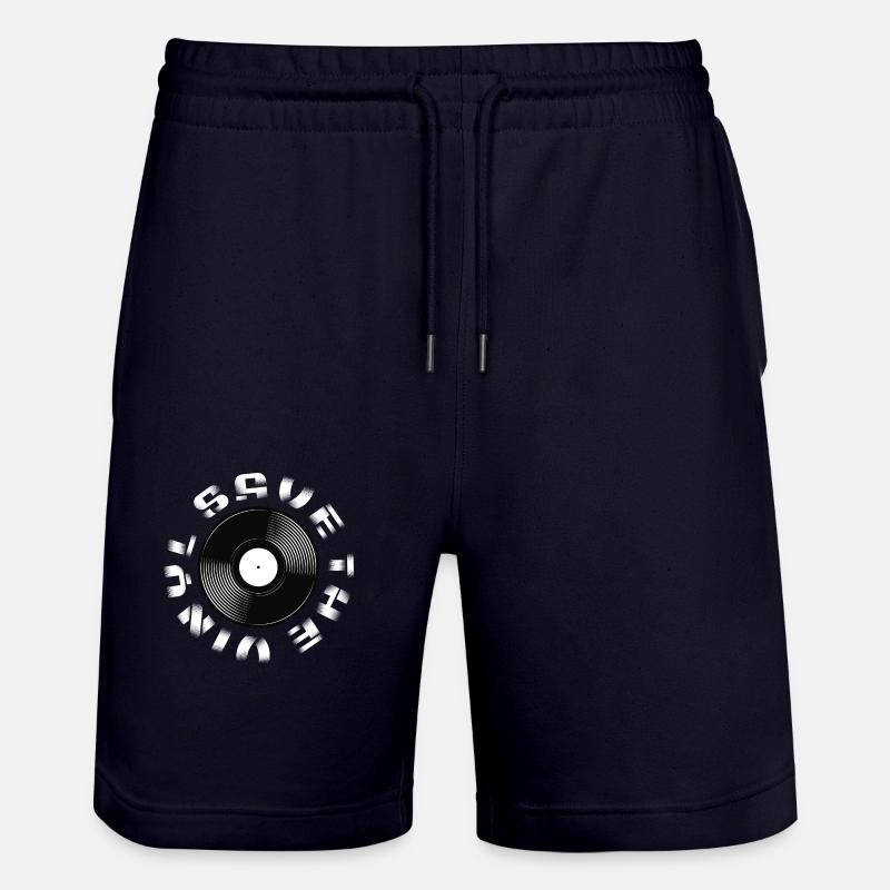 Sauvez le vinyle - Short de jogging bio TRAINER Stanley/Stella unisexe - marine foncé