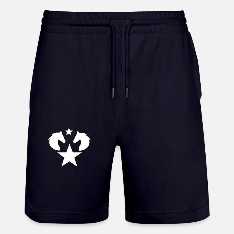 Cheval - Short de jogging bio TRAINER Stanley/Stella unisexe - marine foncé