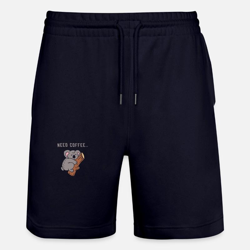 Café disant Koala Bear - Short de jogging bio TRAINER Stanley/Stella unisexe - marine foncé