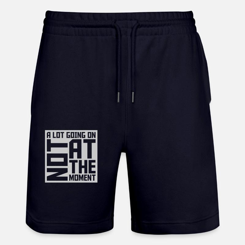Not much going on - Stanley/Stella Unisex Bio Joggingshorts Trainer  - Dark navy