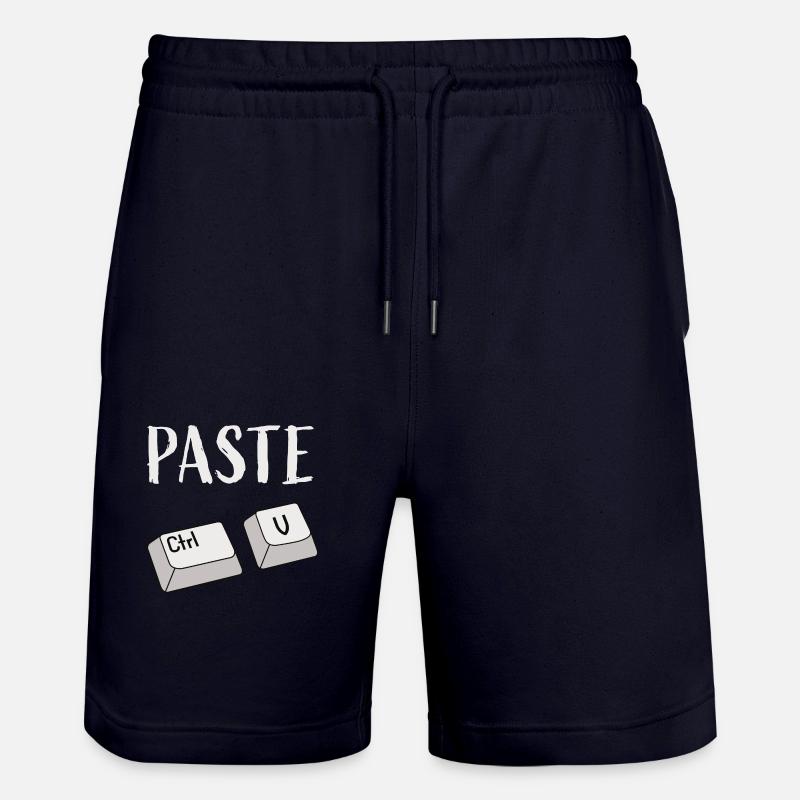 Strg V Einfügen - Stanley/Stella Unisex Bio Joggingshorts Trainer  - Dark navy