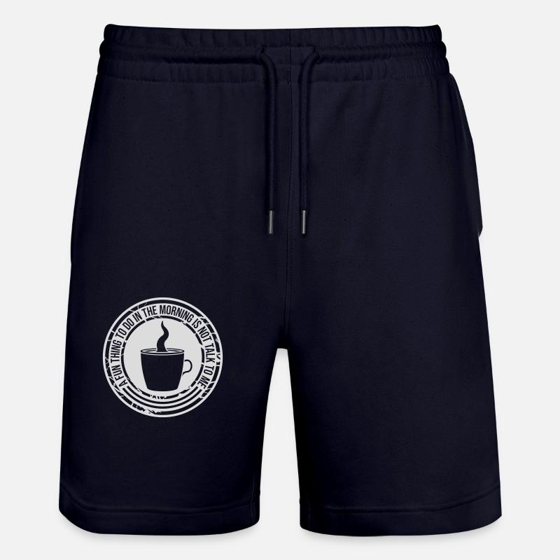 ne me parle pas - Short de jogging bio TRAINER Stanley/Stella unisexe - marine foncé