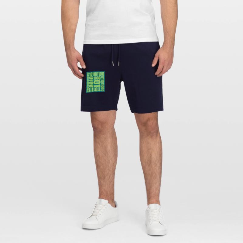 Binary Code Program Language Stanley/Stella Trainer Unisex Organic Jogging Shorts