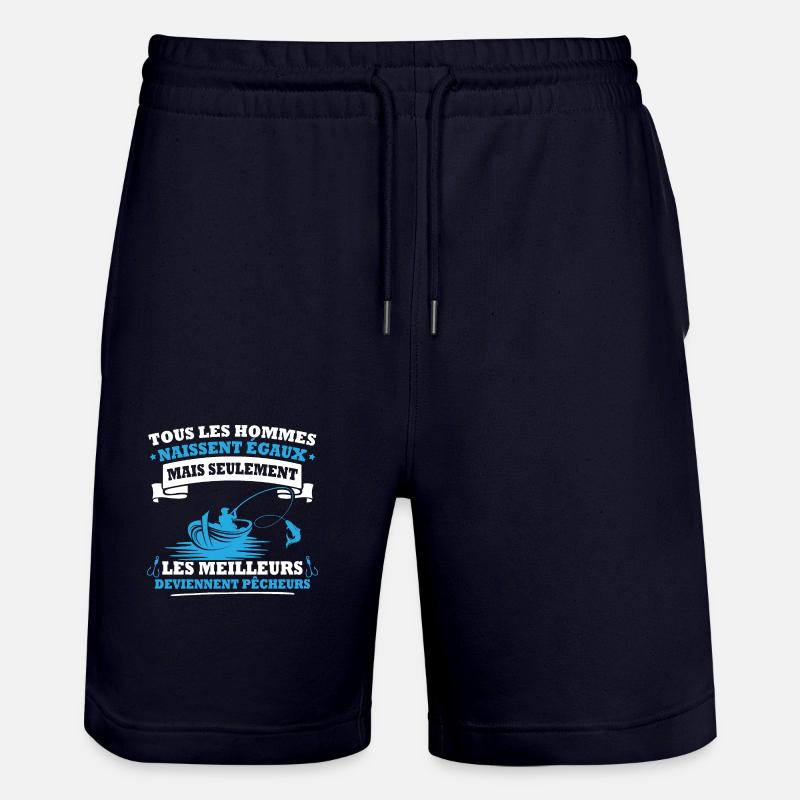 Les meilleurs deviennent pêcheurs - Short de jogging bio TRAINER Stanley/Stella unisexe - marine foncé