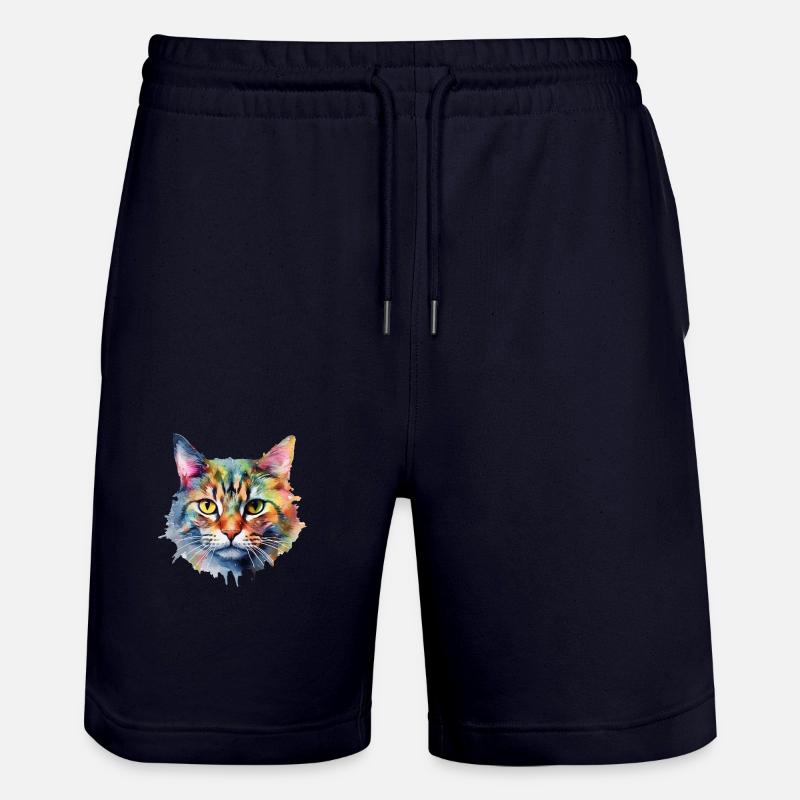 Chat - Short de jogging bio TRAINER Stanley/Stella unisexe - marine foncé