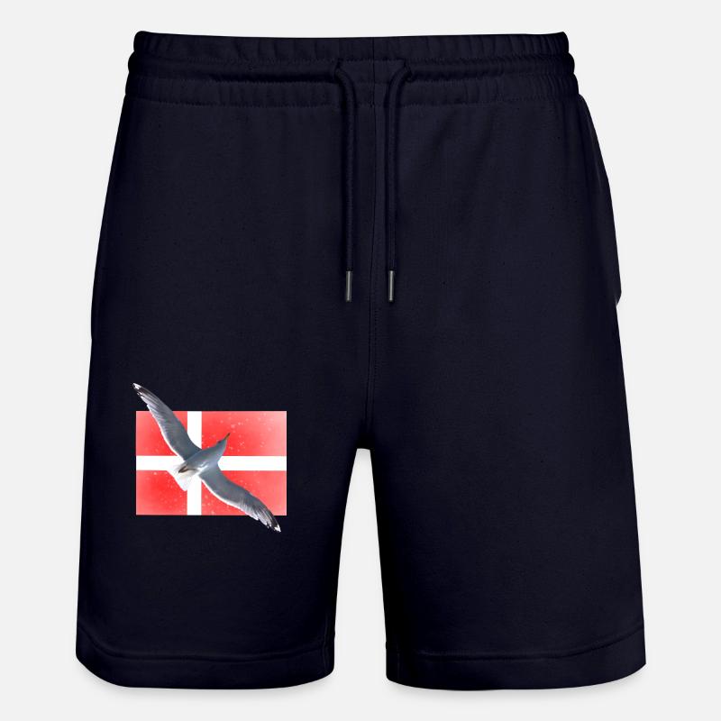 Danemark Mouette Danmark - Short de jogging bio TRAINER Stanley/Stella unisexe - marine foncé