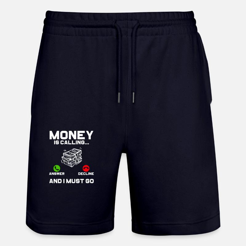 Dollar millionnaire de succès - Short de jogging bio TRAINER Stanley/Stella unisexe - marine foncé