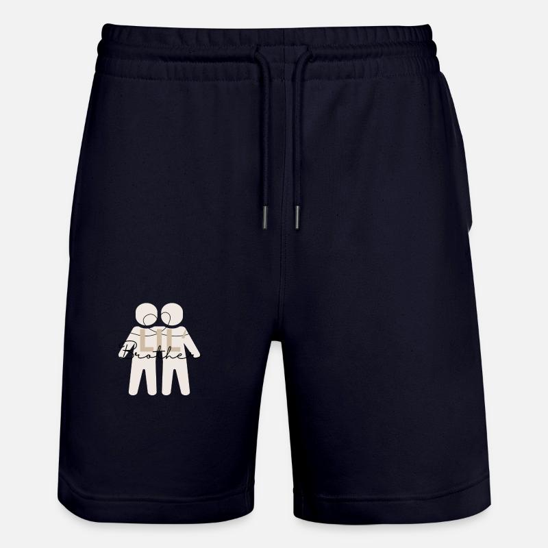 Frère cadet - Short de jogging bio TRAINER Stanley/Stella unisexe - marine foncé