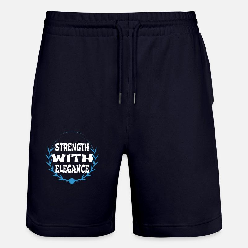 grace quotes empowerment tools - Stanley/Stella Unisex Bio Joggingshorts Trainer  - Dark navy