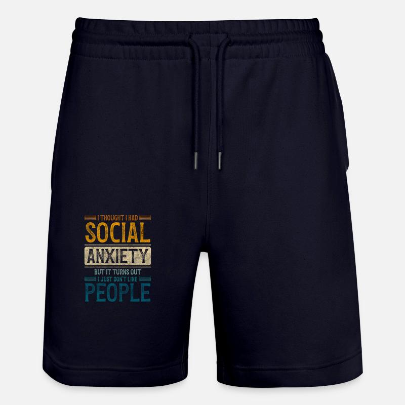 Unique Différent Drapeau Différent - Short de jogging bio TRAINER Stanley/Stella unisexe - marine foncé