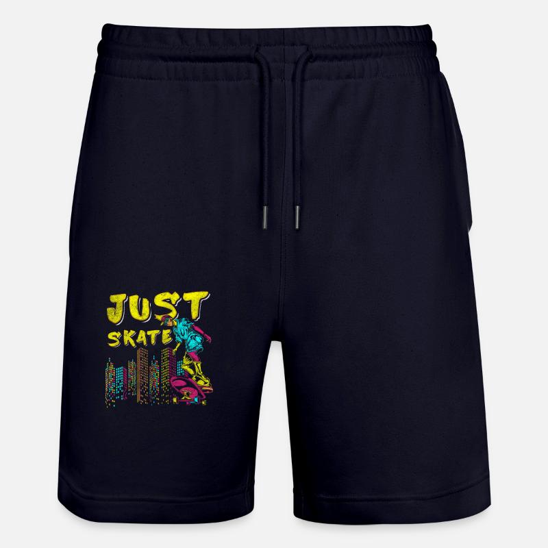 Graffiti Wall Design Écriture manuscrite - Short de jogging bio TRAINER Stanley/Stella unisexe - marine foncé