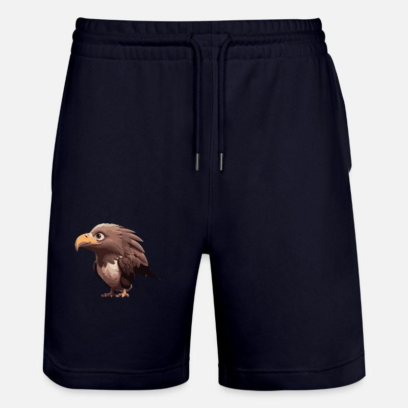 Bande dessinée Eagle - Short de jogging bio TRAINER Stanley/Stella unisexe - marine foncé