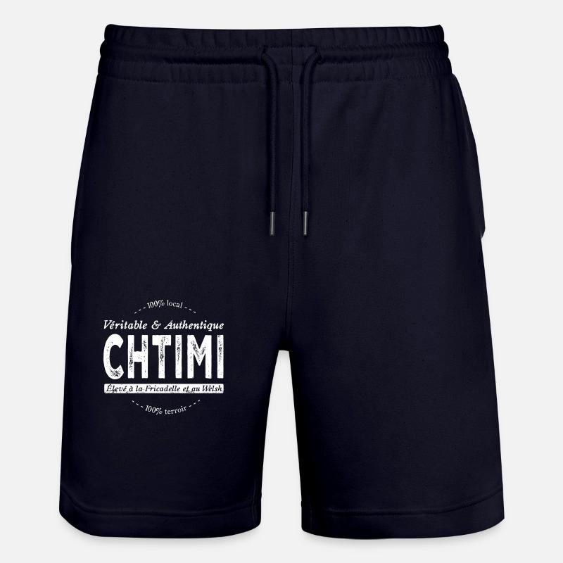 Véritable et authentique Chtimi - Short de jogging bio TRAINER Stanley/Stella unisexe - marine foncé