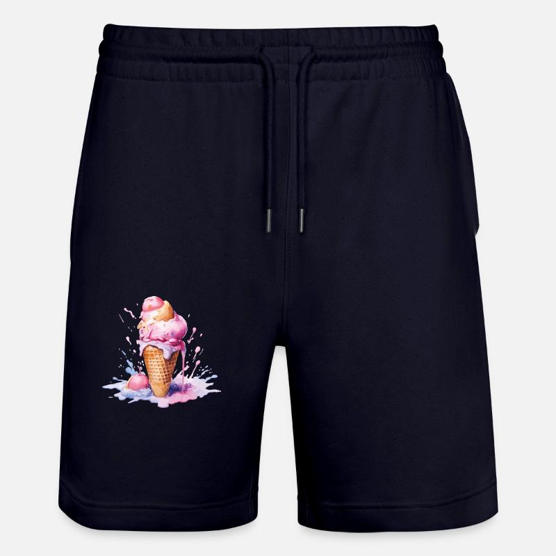 glace - Short de jogging bio TRAINER Stanley/Stella unisexe - marine foncé