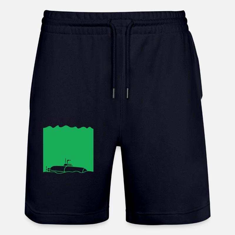 Sous-marin coulé échoué - Short de jogging bio TRAINER Stanley/Stella unisexe - marine foncé
